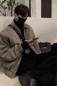1506/Q73680/P56男士秋冬装夹克外套秋冬季宽松男生棒球服上衣潮图片