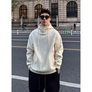 1506/QLGT560/P49卫衣男连帽春秋季港风宽松潮牌印花百搭外套1图片