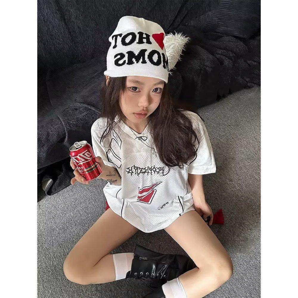 1506/Q220/P52美式拼接撞色赛车T恤男女夏季痞帅百搭圆领短袖潮,男装T恤,星座1506