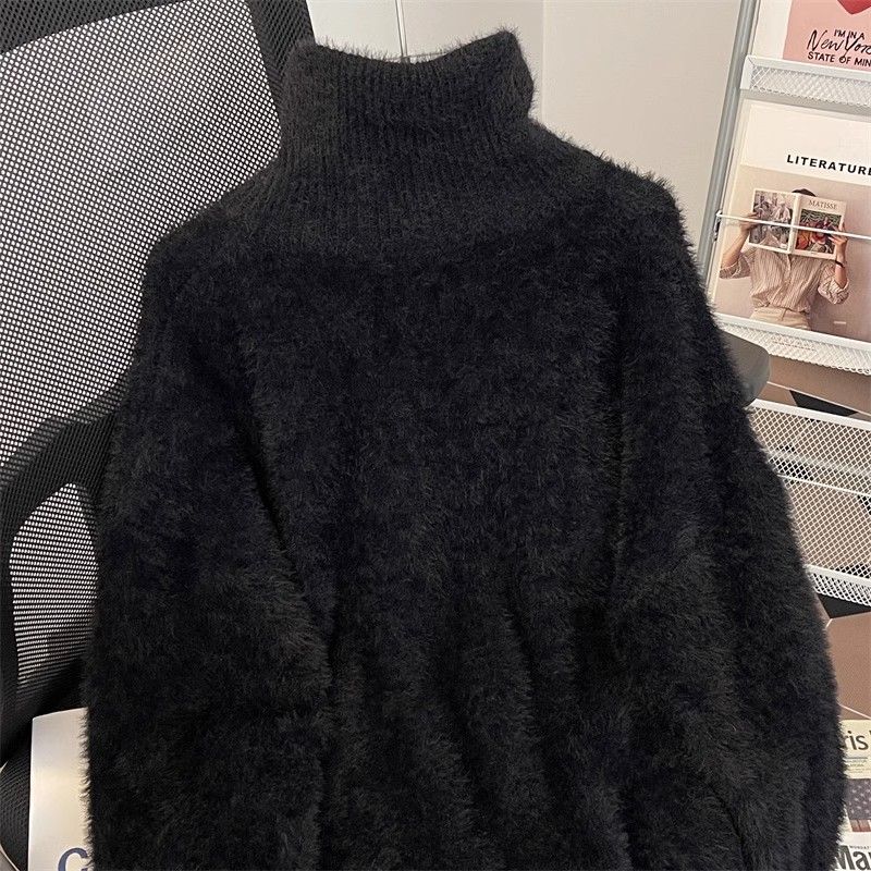 1506/QM090/P62秋冬半拉链高领毛衣男加厚保暖港风百搭针织衫1,男装针织衫/毛衣,星座1506