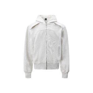 1506/QA2460/P55春秋季复古拼接连帽休闲开衫卫衣男女夹克外套2图片