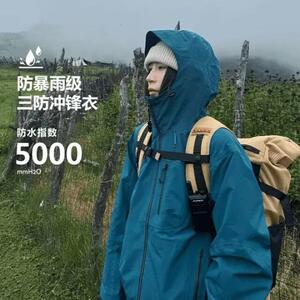 1506/Q250150/P49秋季单层冲锋衣男女2025户外防风防水登山服1图片