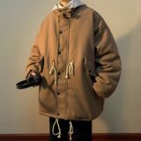 1506/M77181/P74情侣款棉衣羽绒棉衣男潮牌假两件冬季保暖外套1，男装棉衣，星座1506
