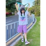 1506/QK630/P38夏装休闲短裤男宽松休闲中裤百搭韩版五分裤小众，男装牛仔裤，星座1506