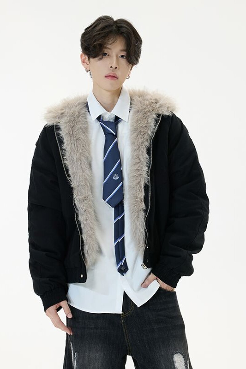 1506/QZSD010/P134座山雕美式毛领连帽棉服外套女冬季加厚棉衣男,男装棉衣,星座1506
