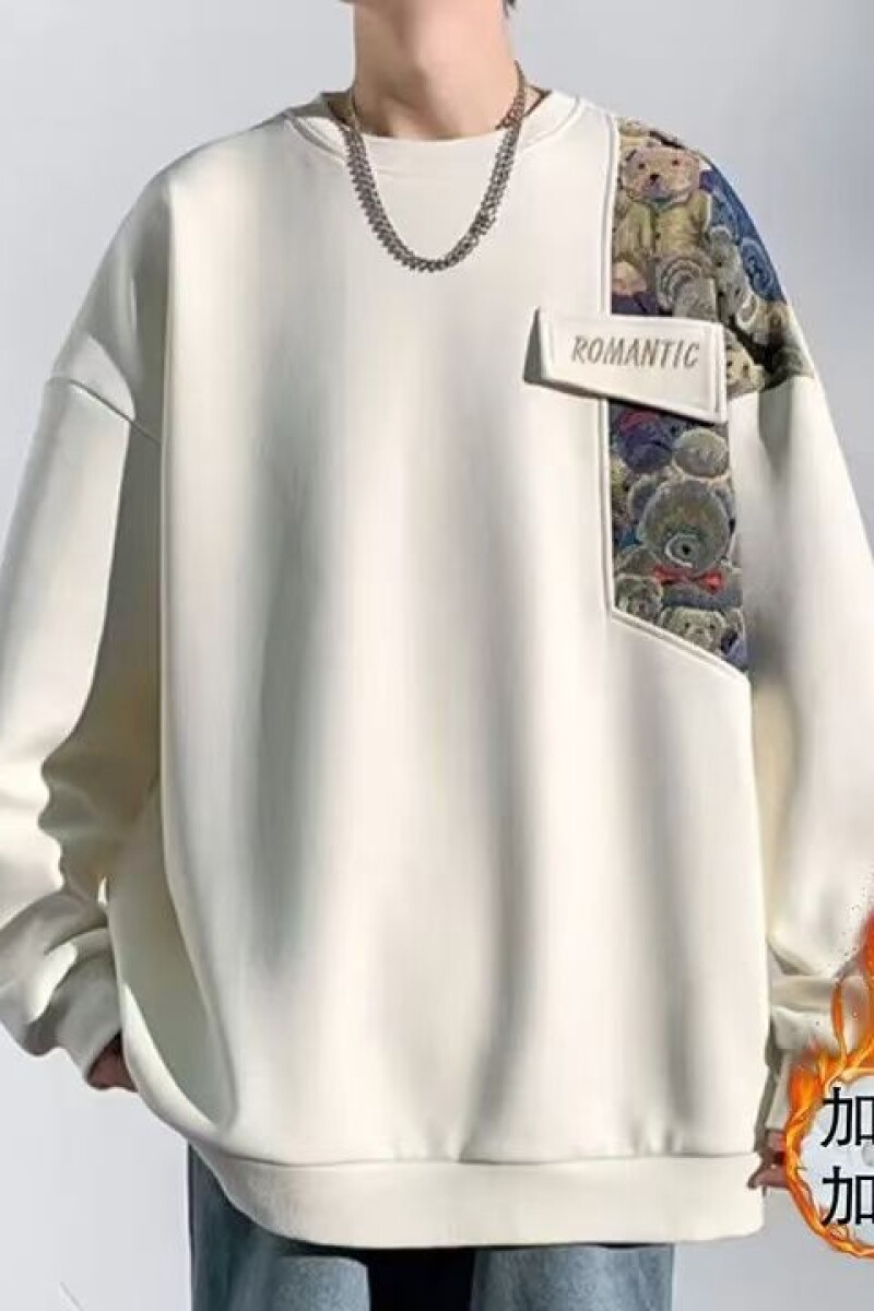 1506/QY25R0/P39新中式潮牌刺绣拼接卫衣男春秋季风衣服长袖1,男装风衣,星座1506