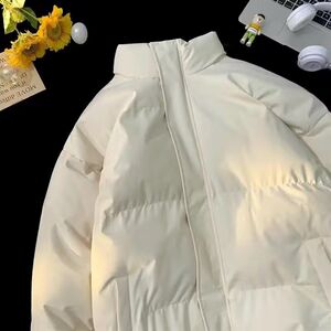 1506/Q17260/P44韩系棉服外套男士冬季棉衣加厚宽松立领面包服3图片