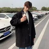 1506/DY01/P35大衣男女中长款秋冬宽松羊毛呢子风衣外套2025年，男装风衣，星座1506