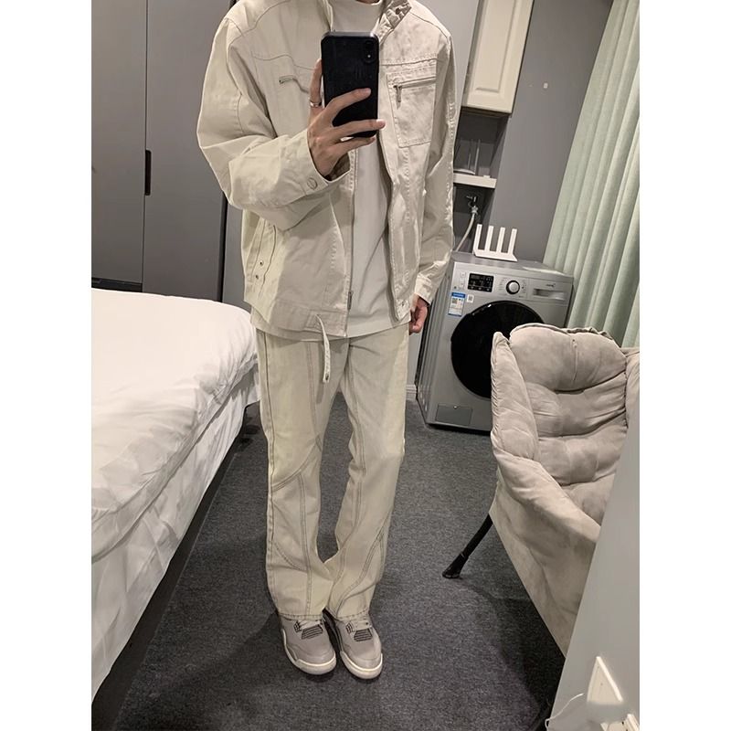 1506/QPX960020/P64原版质量米白色男士夹克2025年,男装夹克,星座1506