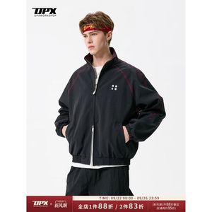 1506/QR-J7070/P71春秋痞帅外套男高街潮牌港风韩版潮流宽松夹克，男装夹克，星座1506