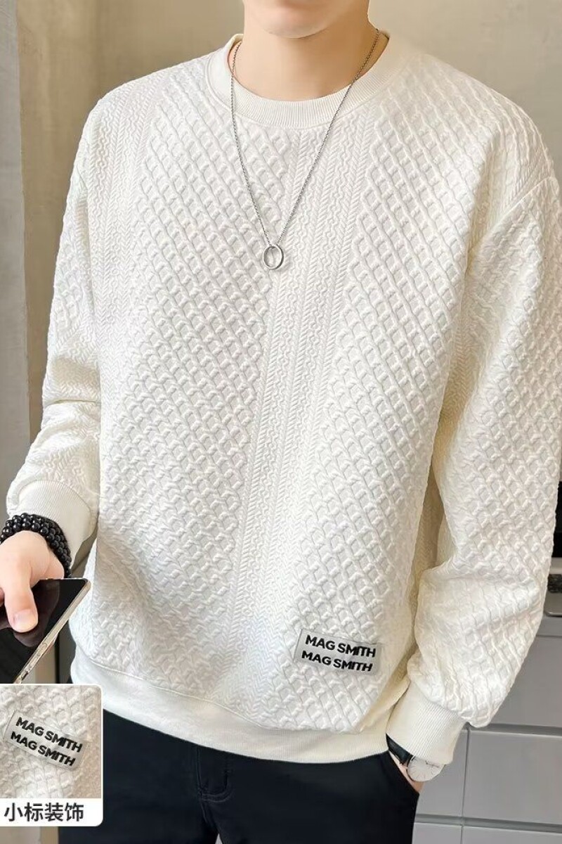 1506/QT1790/P38秋季新款男圆领卫衣立体压花宽松韩版潮牌卫衣潮,男装卫衣,星座1506