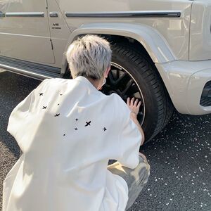 1506/QA12320/P31复古短袖t恤男款夏季上衣大码宽松男生体恤衫图片
