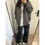 1506/Q6840/P62高街底工装外套男秋季潮牌宽松百搭翻领飞行员夹克，男装夹克，星座1506