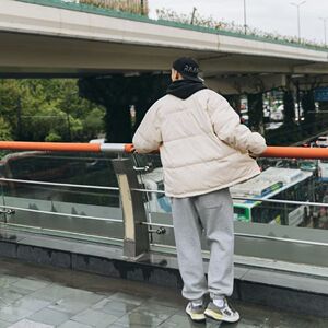 1506/Q5350/P70新款冬季棉衣设计感小众棉袄棒球棉服2图片