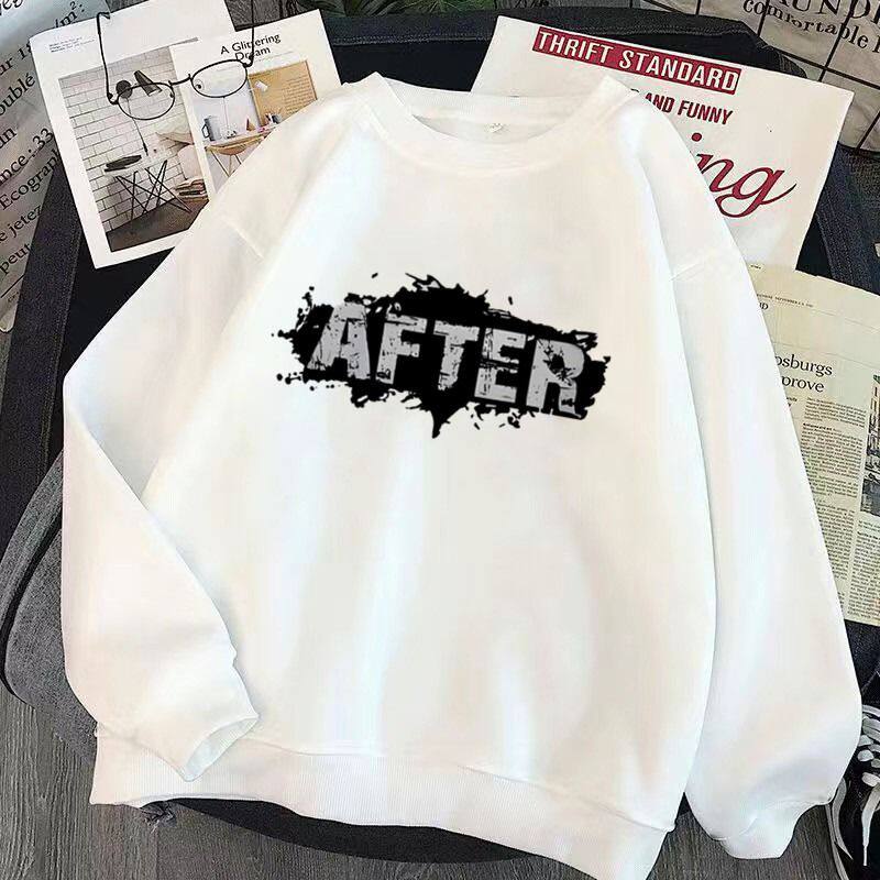 1506/QR50870/P39美式长袖T恤男秋高街百搭宽松上衣卫衣，男装T恤，星座1506