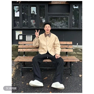 1506/JW3061/P72痞帅外套男高街潮牌港风韩版潮流宽松夹克1图片
