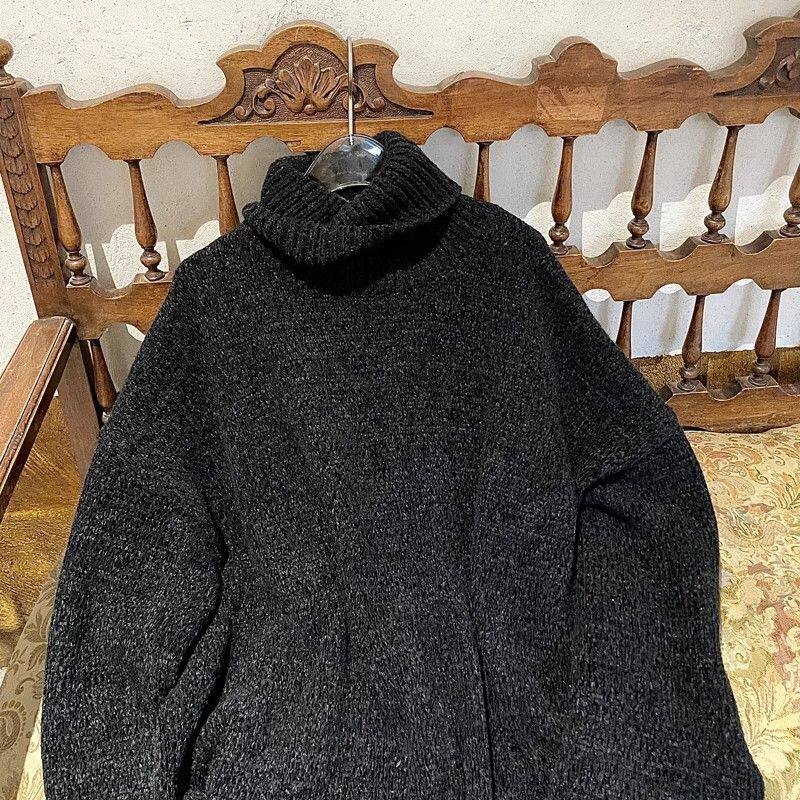 1506/MM101/P60高领毛衣男士冬季复古打底针织衫宽松套头线衣2,男装T恤,星座1506