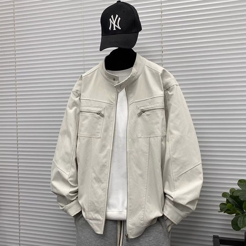 1506/QPX960020/P64原版质量网图米白色夹克男（颜色对图）2025年,男装夹克,星座1506