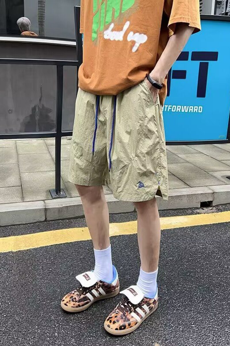 1506/QD11180/P36夏季美式短裤男潮牌薄宽松大码运动休闲五分裤子,男装牛仔裤,星座1506