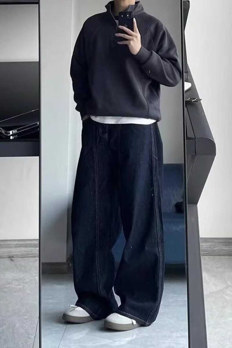 1506/QG1060/P50新款牛仔裤嘻哈ins潮高街潮流痞帅长裤,男装牛仔裤,星座1506
