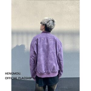 1506/QWT570/P69痞帅外套男高街潮牌原宿风韩版潮流宽松夹克1图片