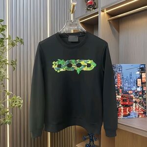 1506/QFK19310/P35秋季新款潮绿植地图印花长袖T恤男士1图片
