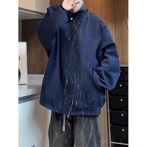 1506/QWT580/P64男士秋百搭棒球领飞行服立领防风抗皱拉链夹克1图片