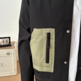 1506/Q76050/P56男秋季高级感潮流高街休闲夹克上衣服2025年，男装夹克，星座1506