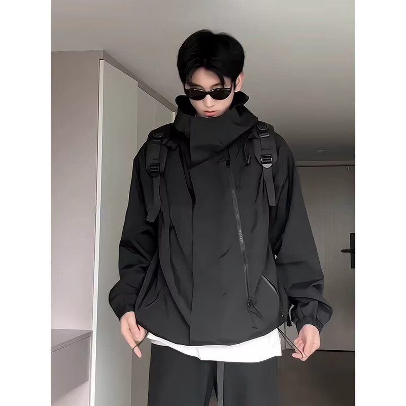 美式机能黑武士户外冲锋衣外套男登山骑行防水防风三防夹克春秋款,男装夹克,星座1506