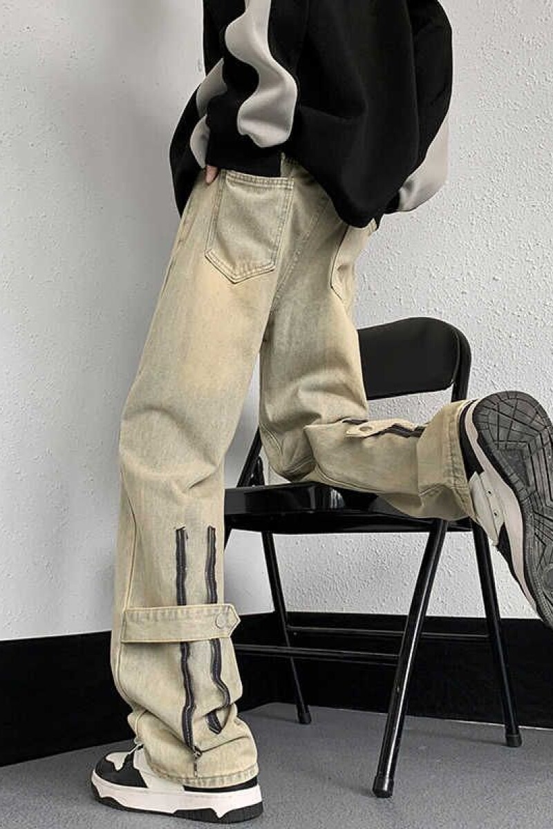 1506/QG060/P47复古水洗牛仔裤男士小众直筒休闲拉链裤子1,男装牛仔裤,星座1506