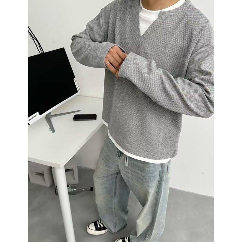 1506/QT4090/P36秋冬卫衣男秋季新款圆领宽松上衣chic港风潮流潮,男装卫衣,星座1506
