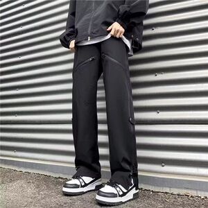 1506/Q7130/P47新款宽松休闲裤男韩版潮流百搭裤子1图片