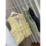 1506/Q22090/P70户外山系男装秋冬情侣款百搭V领保暖棉马甲潮3，男装棉衣，星座1506