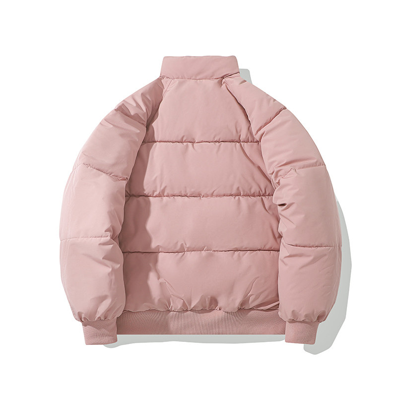 1506/M818/P65白底立领短款棉衣男女情侣装棉袄宽松潮流棉服外套3,男装棉衣,星座1506