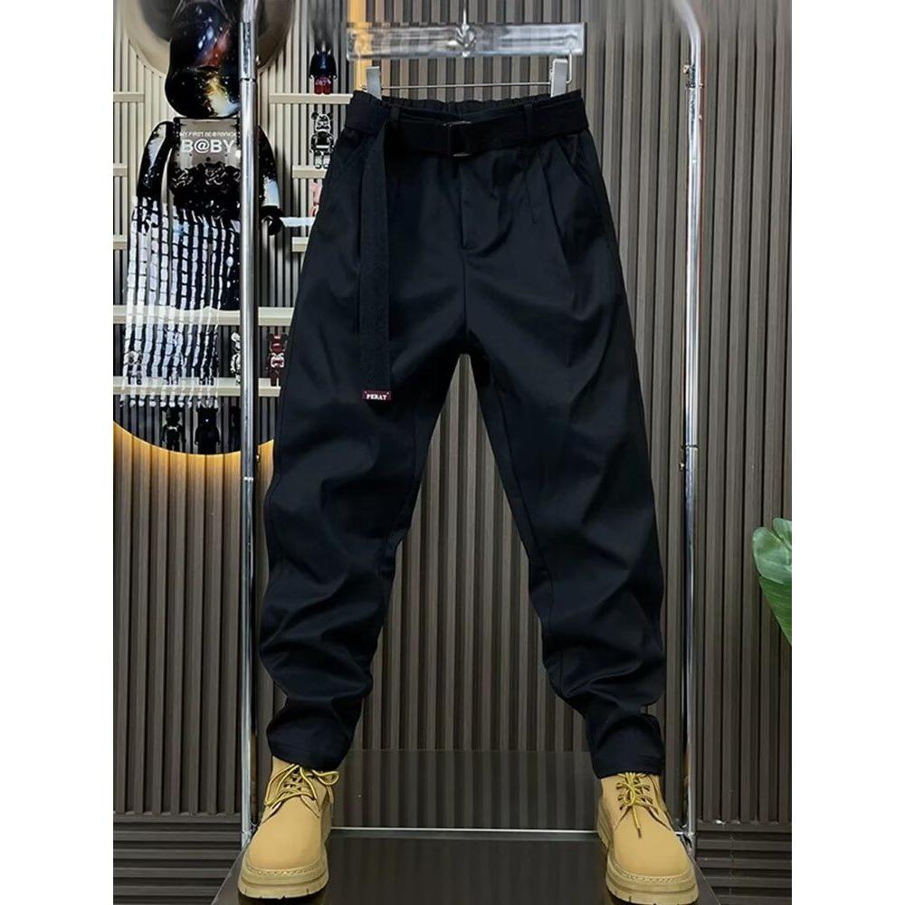 1506/QA8140/P46秋冬加绒加厚裤子男款宽松免烫垂感直筒休闲裤1,男装卫衣,星座1506