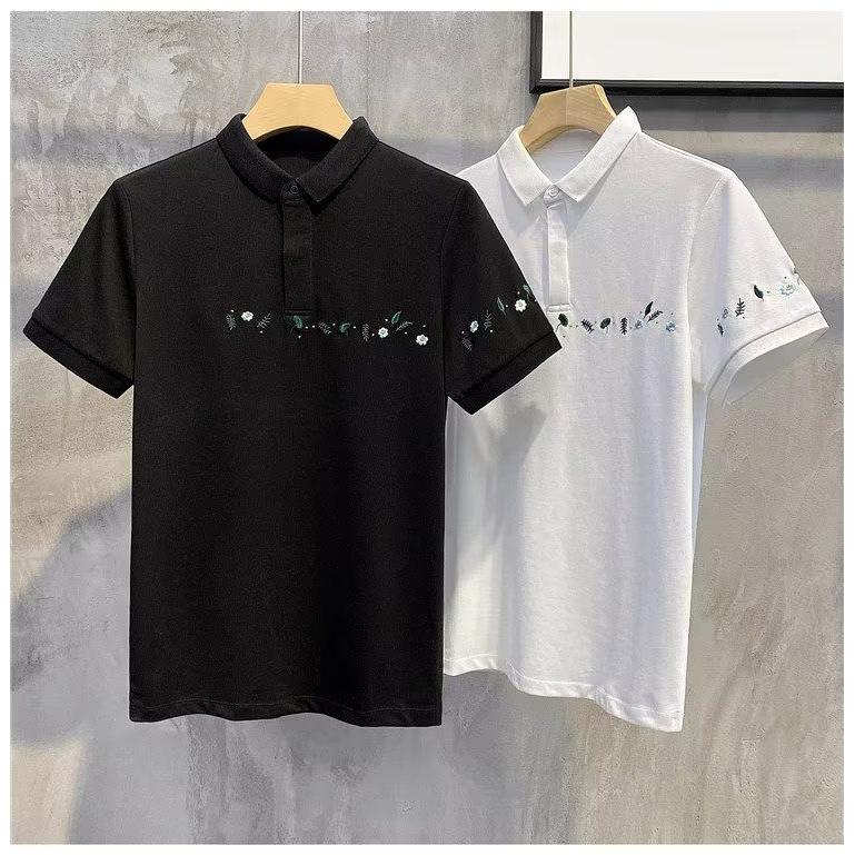 1506/QT3080/P34夏季潮polo衫翻领男t恤宽松保罗衫男士短袖刺绣潮,男装Polo衫,星座1506