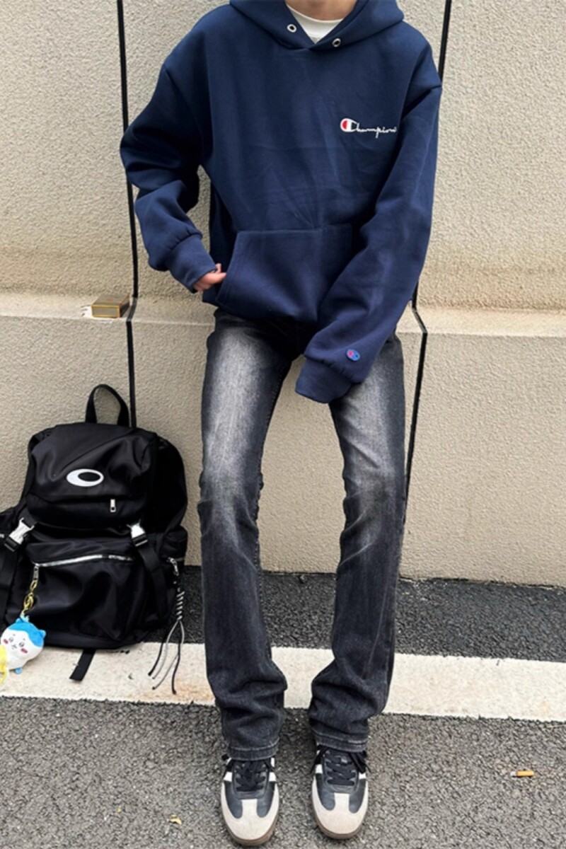 1506/QG9230/P41复古水洗磨白黑色牛仔裤男微喇修身显瘦直筒长裤2,男装牛仔裤,星座1506