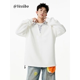1506/QW260/P43印花秋冬卫衣男新款圆领宽松上衣chic港风潮流潮，男装卫衣，星座1506