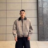 1506/QWT940/P76春秋痞帅外套男高街潮牌港风韩版潮流宽松夹克，男装夹克，星座1506