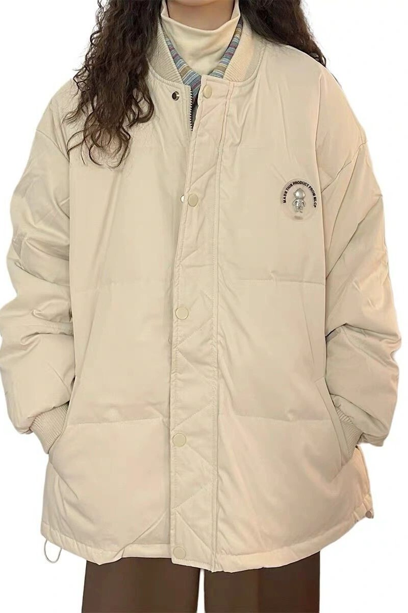 1506/Q5350/P70新款冬季棉衣设计感小众棉袄棒球棉服外套1,男装棉衣,星座1506
