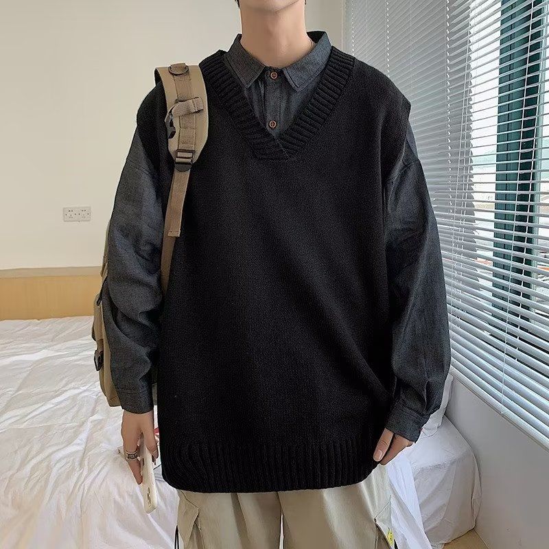 1506/Q1930/P29港风潮流针织衫男bf情侣毛织背心无袖坎肩1,男装背心/马甲,星座1506