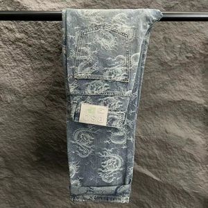 1506/Q276/P42潮流高街vibe风做旧直筒款牛仔裤2025年日系潮牌图片