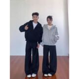 1506/QK001高品质0/P60新款潮牌高级感百搭休闲开衫，男装卫衣，星座1506