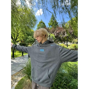 1506/Q10560/P50华棉原版刺绣做法2025年vibe风bf港风慵懒风卫衣图片