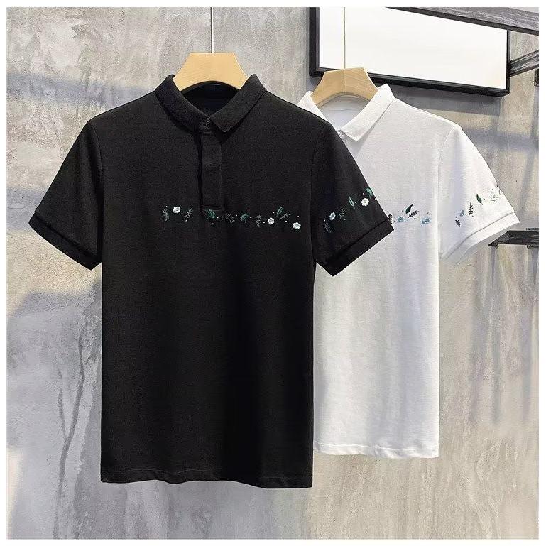 1506/QT3080/P34夏季潮polo衫翻领男t恤宽松保罗衫男士短袖刺绣潮,男装Polo衫,星座1506