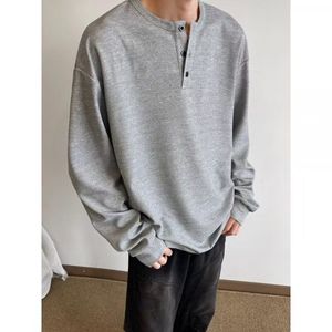 1506/QT4130/P36亨利领长袖t恤男士新款潮流卫衣衣服体恤1,衣服和肤色的搭配图片图片