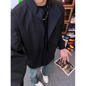 1506/QY66290/P66秋外套男ins高街潮牌原宿风韩版潮流宽松夹克图片