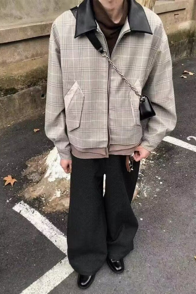 1506/QWT940/P76春秋痞帅外套男高街潮牌港风韩版潮流宽松夹克,男装夹克,星座1506