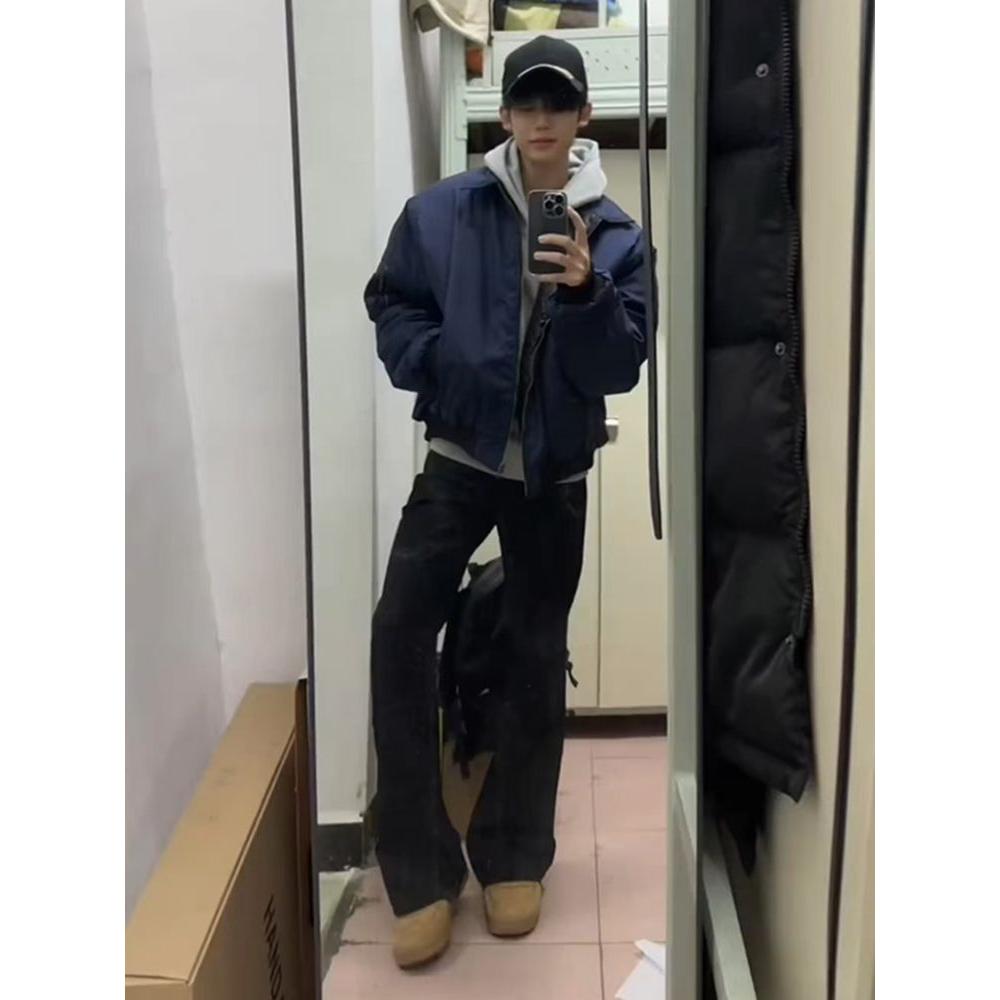 1506/QYJ170/P54飞行夹克美式复古翻领棒球服男女款小众1,男装夹克,星座1506