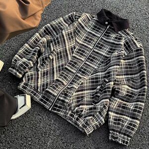 1506/QWT400/P64秋痞帅外套男潮牌原宿风韩版潮流宽松夹克图片